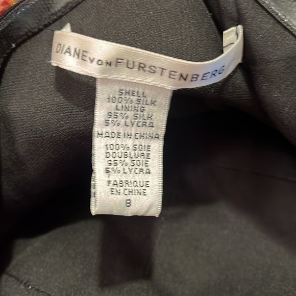 Diane Von Furstenberg Khiva Sequin Strapless Dress Sz 8 - Picture 13 of 15